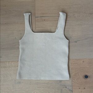 Reformation Julia Ribbed Sweater Tank